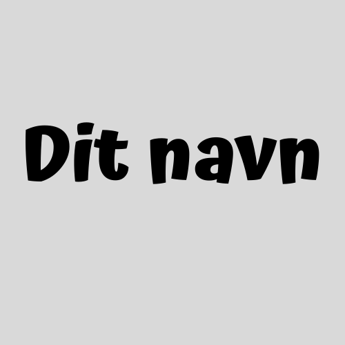 Gymnastikribbe med eget navn