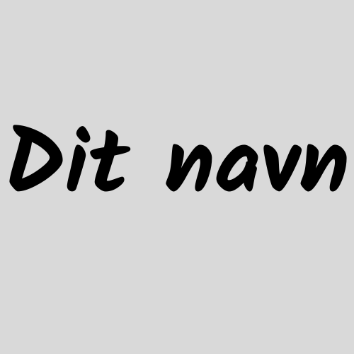 Gymnastikribbe med eget navn