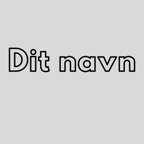 Gymnastikribbe med eget navn